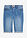 Keskivyötäröiset farkkubermudat joustovyötäröllä - vaaleansininen denim - bonprix