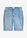 Kirjaillut farkkushortsit keskikorkealla joustovyötäröllä - vaaleansininen denim - bonprix