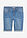 Keskivyötäröiset farkkubermudat - kulutettu vaaleansininen denim - bonprix