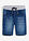 Collegekankaiset farkkubermudat, regular fit - sininen denim - bonprix