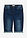 Keskivyötäröiset farkkubermudat joustovyötäröllä - yönsininen denim - bonprix