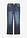 Bootcut-farkut, Regular Fit - tummansininen denim/hiekka - bonprix