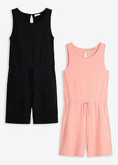 Trikoojumpsuit puhdasta puuvillaa (2 kpl/pakkaus)